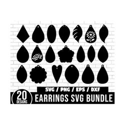earring svg bundle, earring svg, leather earring svg, earring cut files, earring png, bracelet svg, earring template svg
