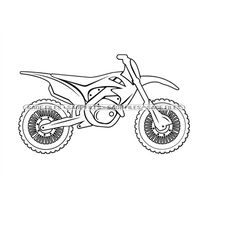 dirt bike outline svg, dirt bike svg, motocross svg, dirt bike clipart, dirt bike files for cricut, cut files for silhou
