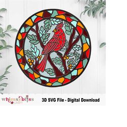 3D Cardinal Flower Garden Paper Cut | SVG  file |  Digital Download Only | Layered svg for Cricut/silhouette machine, fl