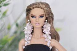 dolls jewelry earrings for nu face barbie poppy parker