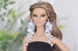 fashion jewelry earring for doll nu face poppy parker barbie