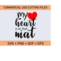 my heart is on that mat svg, wrestling mom svg, love my wrestler svg, wrestling svg, wrestling svg cut file, wrestling m