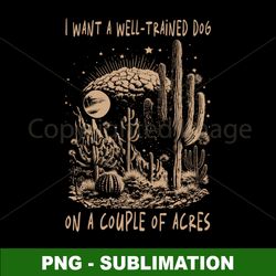 cowgirl western dog training - sublimation png digital download - achieve a well-trained dog on a spacious couple of acr