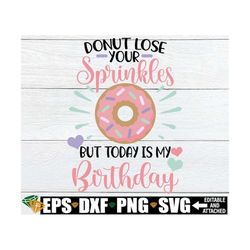 donut lose your sprinkles but today is my birthday, donut theme birthday, girls donut theme birthday, toddler girl birth