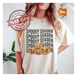spooky season pumpkin png, spooky halloween shirt png, pumpkin png, spooky season png, halloween shirt png, halloween su