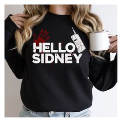 hello sidney scream png, horror characters png, horror movie png, horror png, horror halloween png,horror shirt png,scre