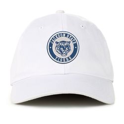 ncaa jackson state tigers embroidered baseball cap, ncaa logo embroidered hat, jackson state tigers football cap