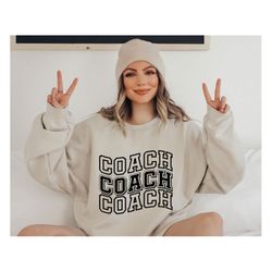 coach svg png, coach varsity svg png, coach shirt, coach sweatshirt, digital download, cut file, sublimation