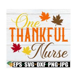 one thankful nurse, thankful nurse svg, blessed nurse, thanksgiving nurse svg, thankful nurse shirt svg, thanksgiving pe