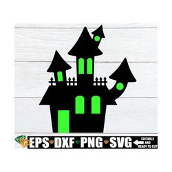 halloween haunted house svg, halloween clipart, halloween svg, halloween decor svg, spooky halloween clipart, halloween