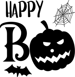happy boo png, halloween png, halloween silhouettes, happy halloween png, pumpkins png, ghost png, png file