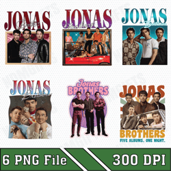 jonas brother music band tour 2023 png, retro 90s band file png, music lover, music fan gift, music tour 2023 png