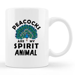 peacock mug,  peacock gift,  peacock lover mug