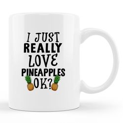 pineapple mug,  pineapple gift,  pineapple gifts