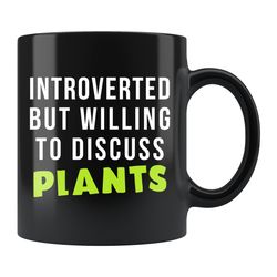 plant mug, plant lover, mug plant lady mug