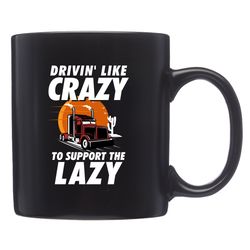 trucker mug,  trucker gift,  truck driver mug