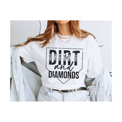 dirt and diamonds svg, baseball png, vector clipart, baseball mom png for shirt design, sublimation print, baseball love