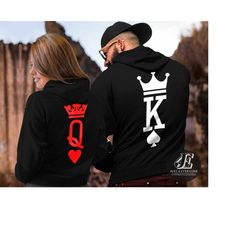 king queen hoodies,  king queen set,  couples matching, couples hoodie, matching hoodie, couple hoodies, gift for couple