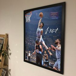 ja morant dunk, basketball poster, grizzlies poster, noframed, gift