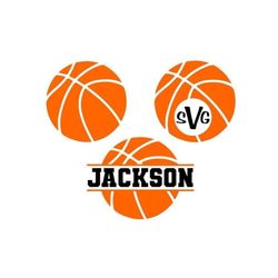 basketball svg frames, monogram frame svg, name frame svg, digital download, cut files, sublimation, clipart (3 svg/png/