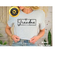 grandma shirt, new grandma shirt, grandmother gift, custom grandma shirt, matching grandma tee, pregnancy reveal grandma