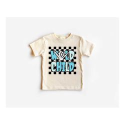 wild child shirt, toddler girl t-shirt, birthday boy toddler t-shirt, wild boy shirt, retro natural toddler shirt