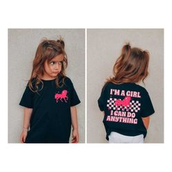 girl power kids shirt, feminist girls toddler t-shirt, retro toddler t-shirt, toddler girl shirt, natural kids shirt