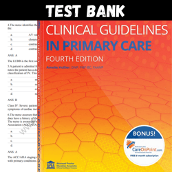 latest 2023 clinical guidelines in primary care 4th edition test bank | all chapters