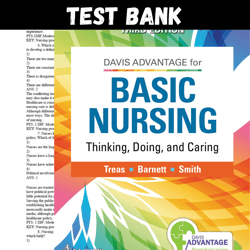 latest 2023 davis advantage basic nursing thinking, doing, and caring 3rd edition leslie s. tr test bank |  all chapters