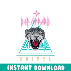 retro def leppard hard rock band png sublimation file