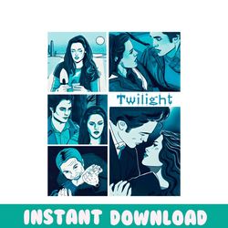 vintage twilight vampire horror movie characters png file