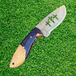 carbon steel knife, hunting knife with sheath, fixed blade camping knife, bowie knife, handmade knives, gifts for men