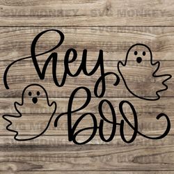 hey boo svg, hey boy cut file, hey boo cricut file, hey boo subliation, hey boy ghost svg, cute ghosts SVG EPS DXF PNG