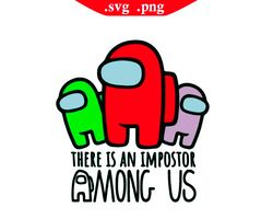 among us there is an impostor svg png, among us game online svg png
