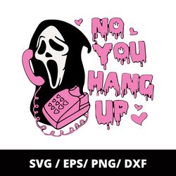 no you hang up png , funny horror scream png, horror movie halloween png, halloween gift digital download, ready to down