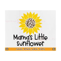 mama's little sunflower svg, baby sunflower shirt svg, baby gift svg, girls sunflower svg, mommys little girl,onesie,nur