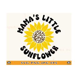 mama's little sunflower svg, baby gift svg, mommys cute girls sunflower shirt svg, baby onesies, nursery,baby sunflower,