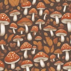 autumn theme 2 digital pattern, illustration, printable, sublimation fabric paper