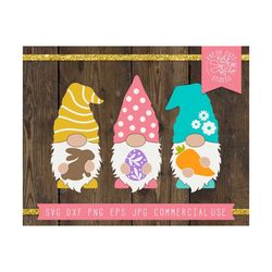 easter svg, easter gnome svg, easter cut file for cricut, instant download, easter egg svg, easter gnome shirt design, g