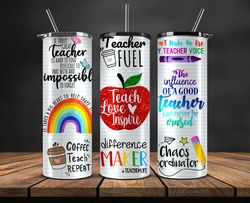 Teacher Tumbler Wrap,Teacher Tumbler PNG, Teacher Tumbler Design Sublimation 51