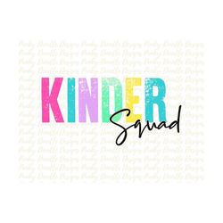 back to school, kindergarten squad printable, png, first day of school, school png, school printable, school sublimation