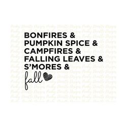 fall sublimation designsbonfirespumpkin spicecampfiresfalling leavespumpkinsublimationpng instant downloaddigital design