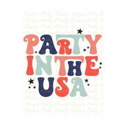 party in the usa sublimation designs downloads, patriotic png, fourth of july clipart, stars & stripes design graphics,