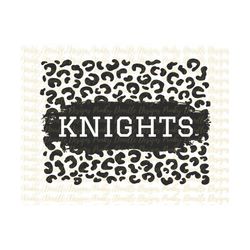 knights sublimation designs downloads, fall , ball, sports team, football season, png, instant download, leopard graphic