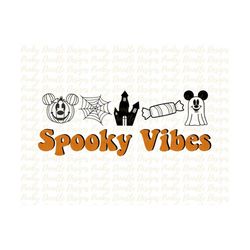 mickey spooky vibes png | magical design png | mickey design |  halloween png | mickey ears png | ghost png | candy png