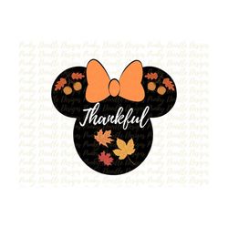 minnie thankful png | minnie fall png | minnie autumn png |  fall png | autumn png | minnie bow png | leaves digital des