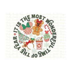 most wonderful time of the year mickey gingerbread christmas png | christmas mickey gingerbread png | mickey christmas d