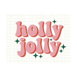 holly jolly sublimationchristmas sublimationholiday sublimation retro sublimation designsublimationdigital downloadpngin