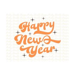 happy new year sublimation designpngnew year's clipartretro design2023 graphicsublimationinstant downloadholiday png