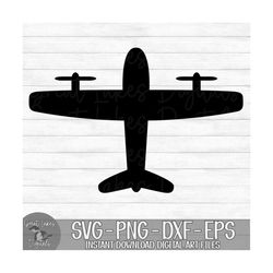 Airplane -  Instant Digital Download - svg, png, dxf, and eps files included! Travel, Vacation, Plane
